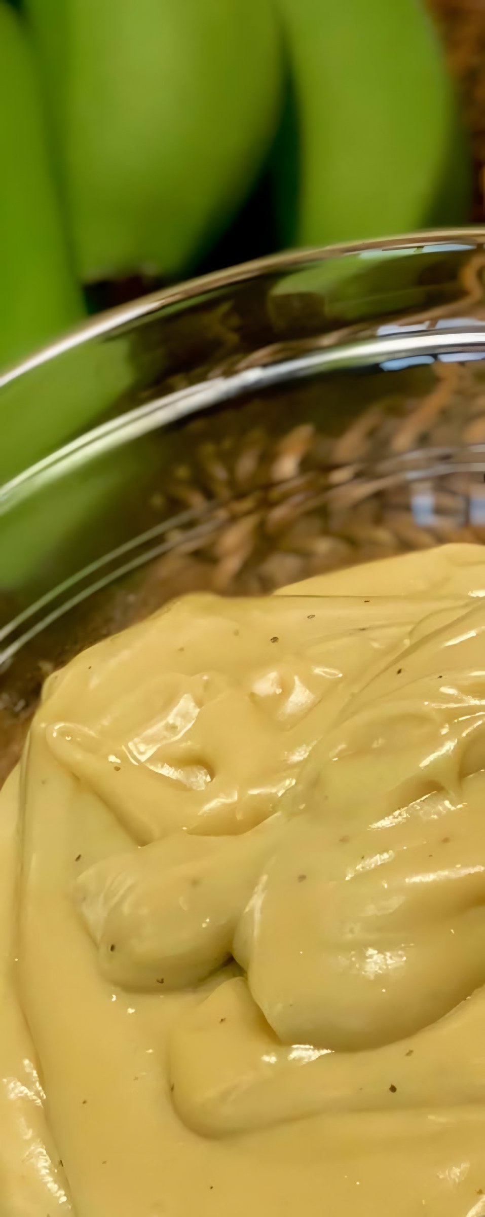 Biomassa de banana verde